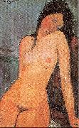 Amedeo Modigliani Sitzender weiblicher Akt oil painting